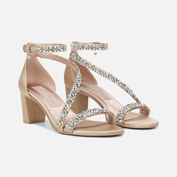 Naturalizer x Pnina Tornai Ahava Heeled Sandals Sz 8.5 Wide - Picture 1 of 11